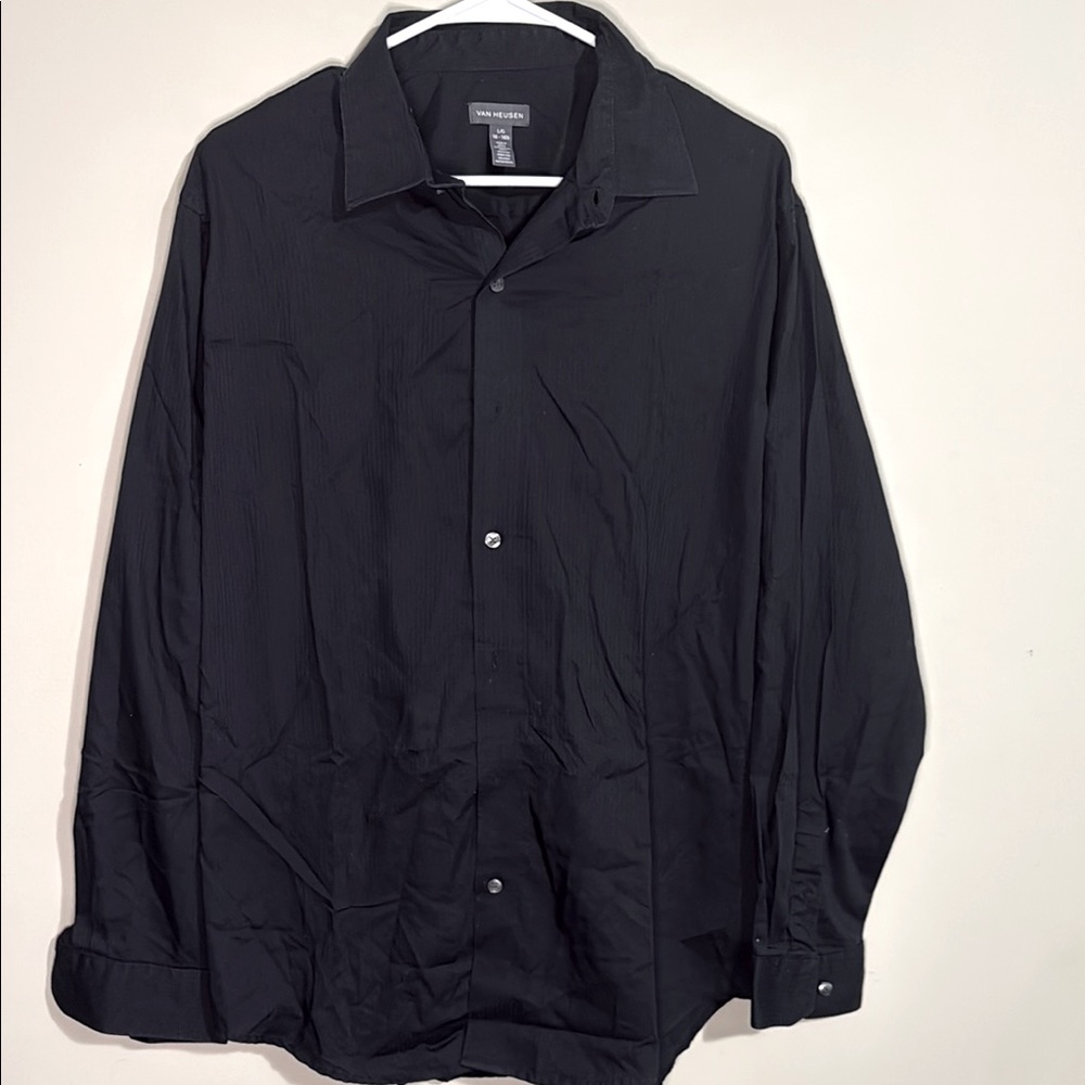 Men's Black Dress Shirt
